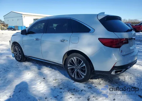 2020 Acura Mdx Technology z USA, uszkodzony, nr VIN 5J8YD4H59LL055128